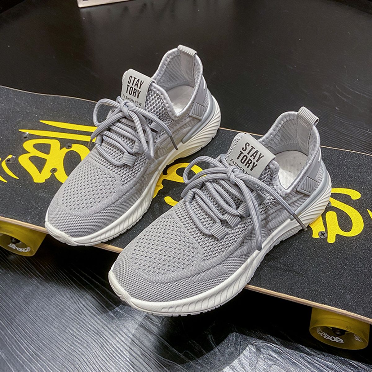 SHANDIAN - Running Mujer Zapatillas Deportivos Plataforma