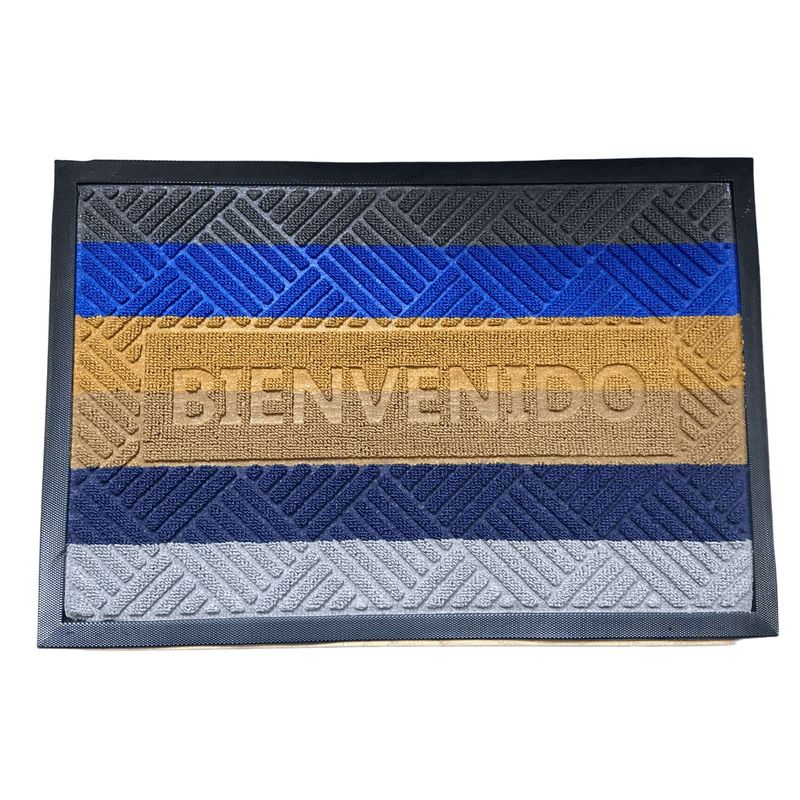 GENERICO - Tapete Rectangular Bienvenido para hogar limpiapies