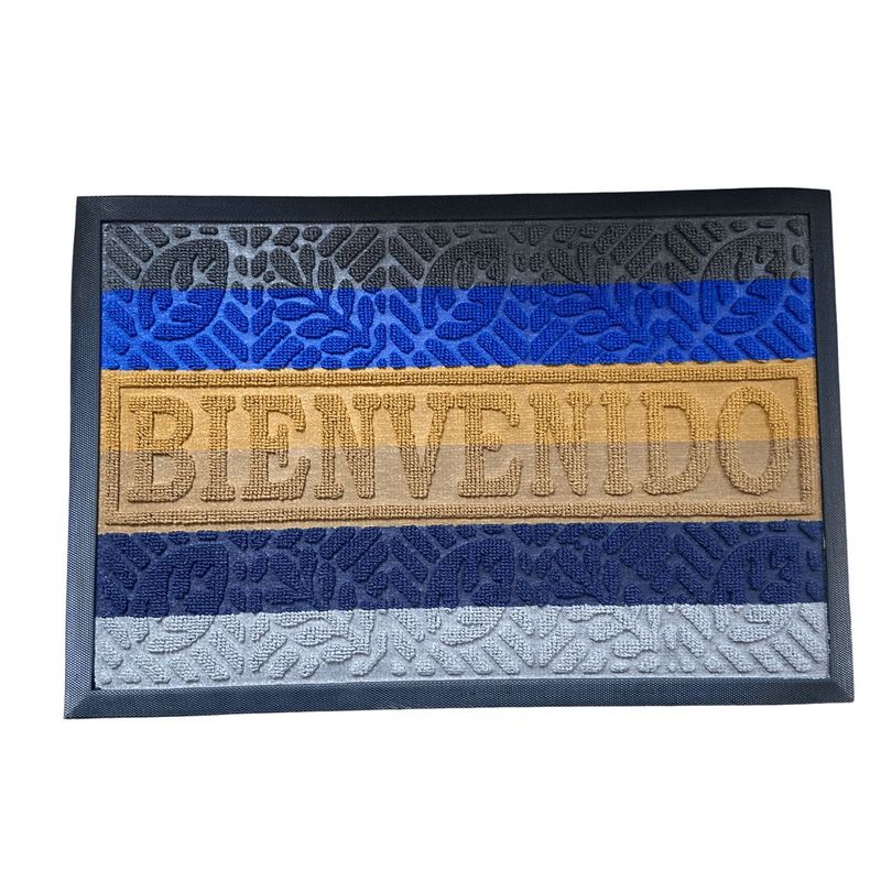 GENERICO - Tapete Rectangular Bienvenido para hogar limpiapies