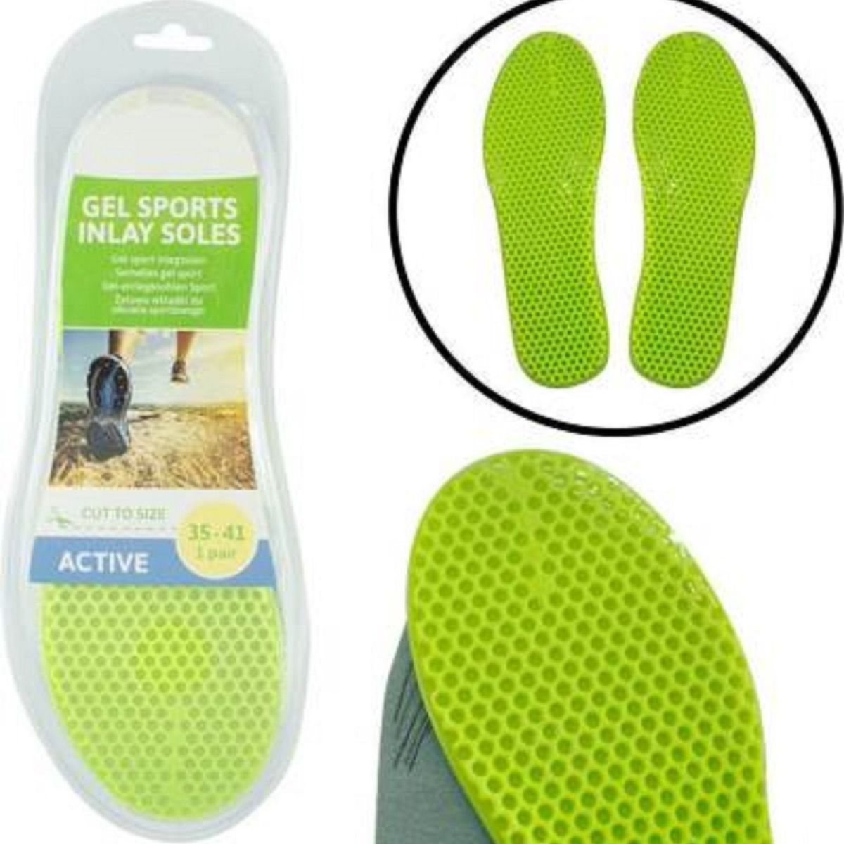 OEM - Plantilla Confortable  y Alto Impacto Reverso de Gel Damas