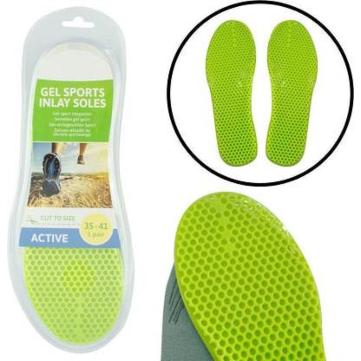 OEM - Plantilla Confortable  y Alto Impacto Reverso de Gel Damas