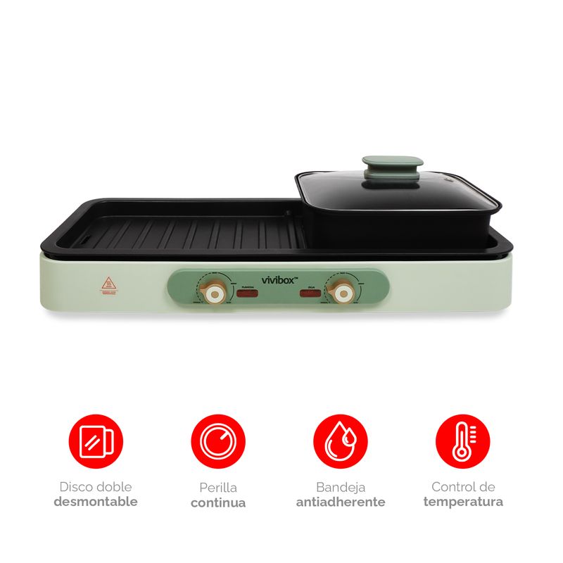 VIVIBOX - Parrilla Eléctrica Asados Perfectos En Tu Hogar