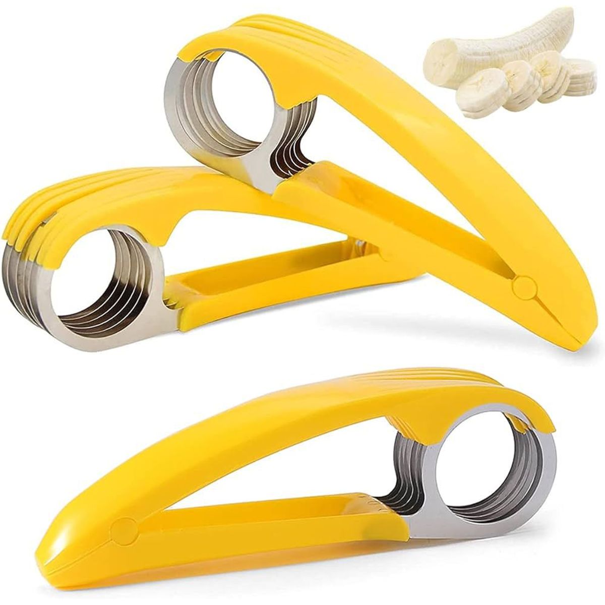 GENERICO - Rebanador De Plátano Cortador De Plátanos Salchicha