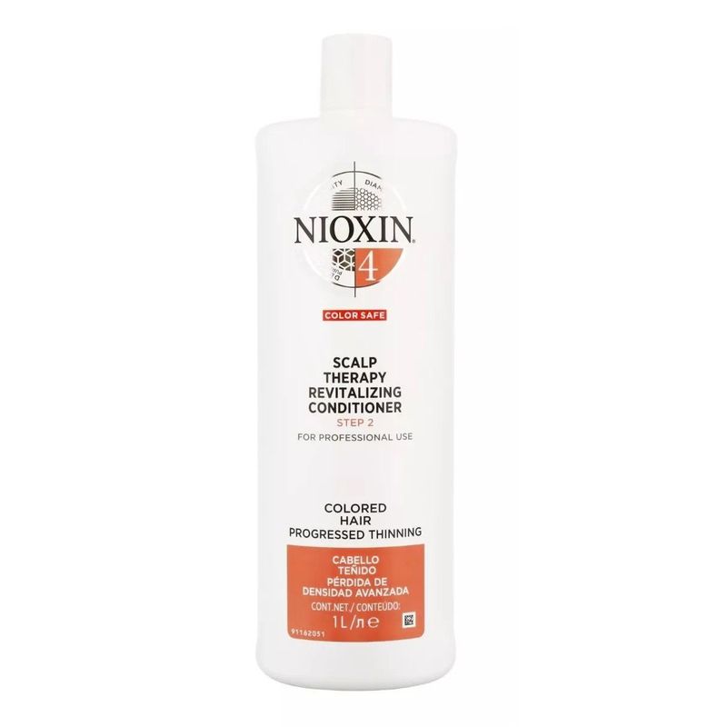 NIOXIN - Nioxin-4 Acondicionador Densificador Para Cabello Teñido 1000ml