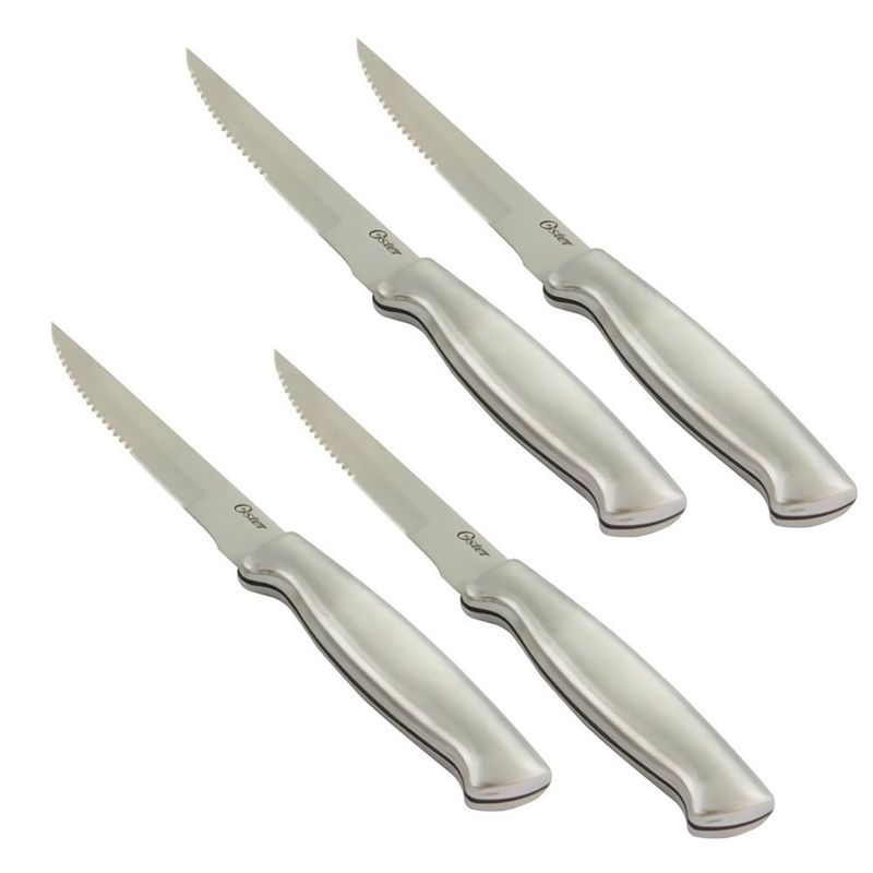 OSTER - Juego de Cuchillos para Carne BALDWYN Acero Inoxidable 91603-04