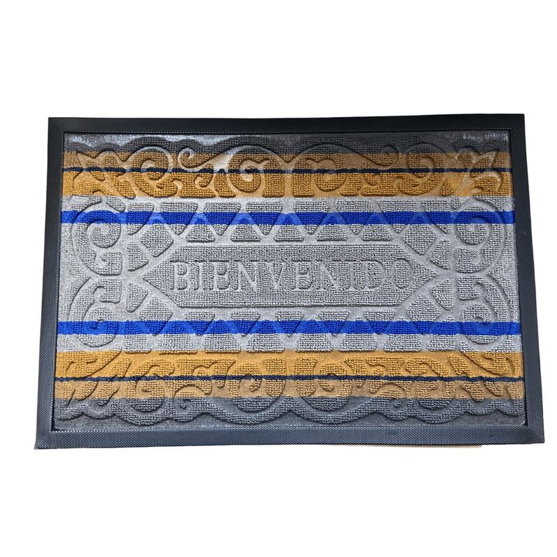 GENERICO - Tapete Rectangular Bienvenido para hogar limpiapies
