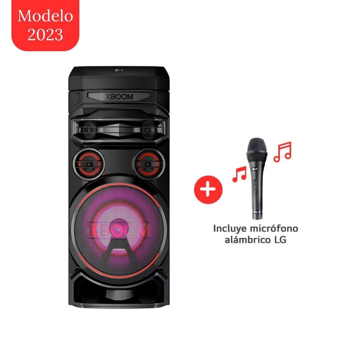 LG - Torre de Sonido LG XBOOM RNC7 Super Bass Boost Karaoke Star