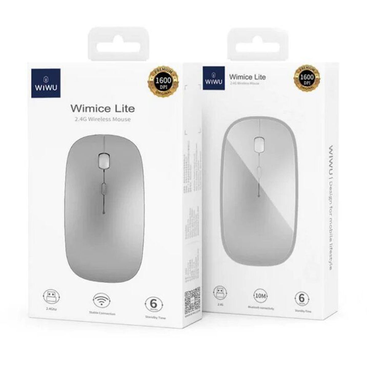 WIWU - MOUSE WIMIC LITE WM101 -Blanco.