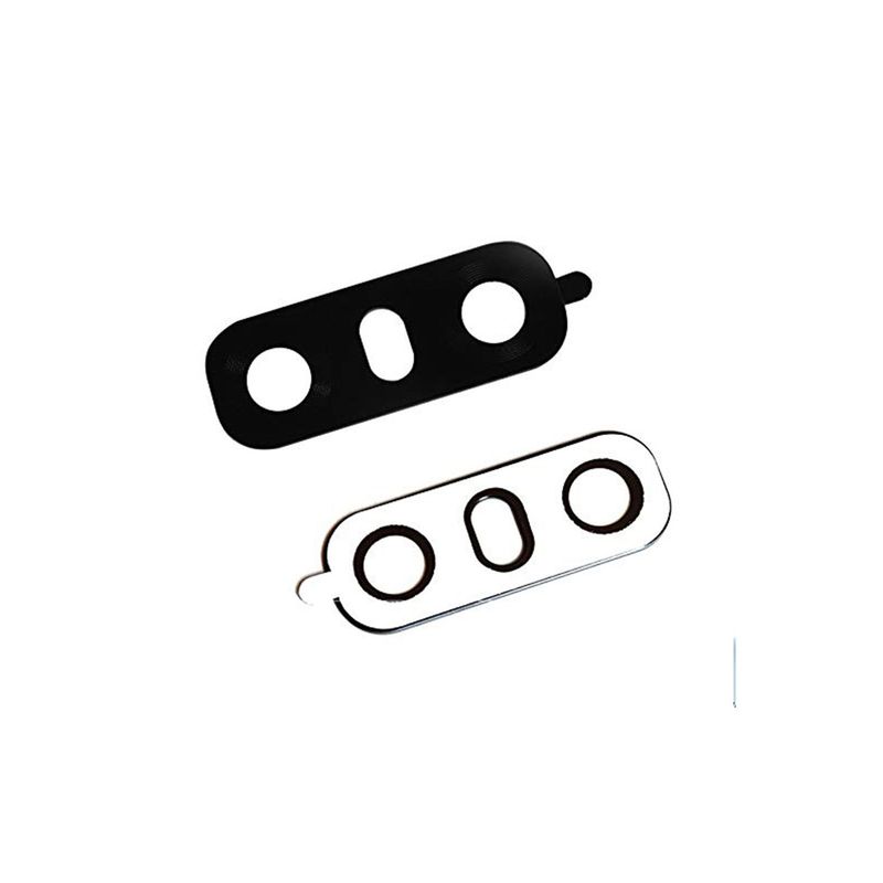 GENERICO - Repuesto Vidrio Camara Trasera LG G6 - Negro