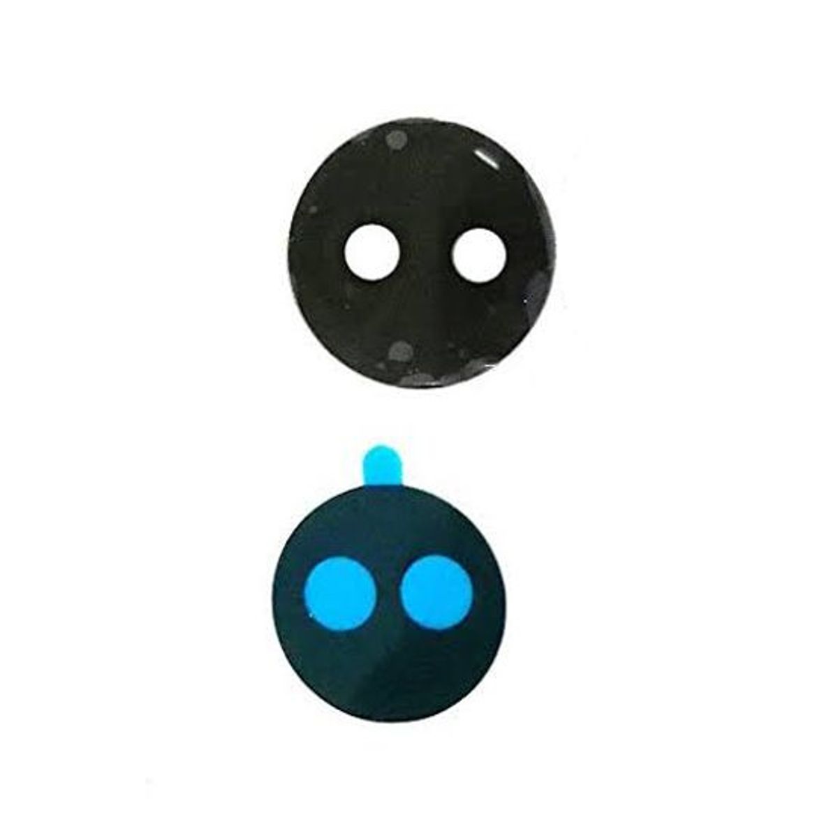 GENERICO - Repuesto Vidrio Camara Trasera MOTO G7 POWER - Negro