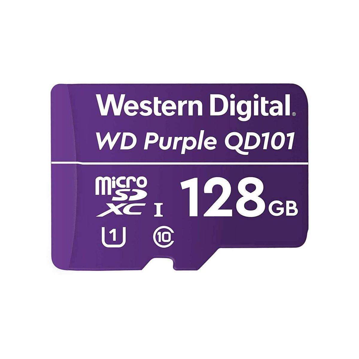 WESTER DIGITAL - Memoria micro SD 128GB WD purpura  SC QD101 videovigilancia