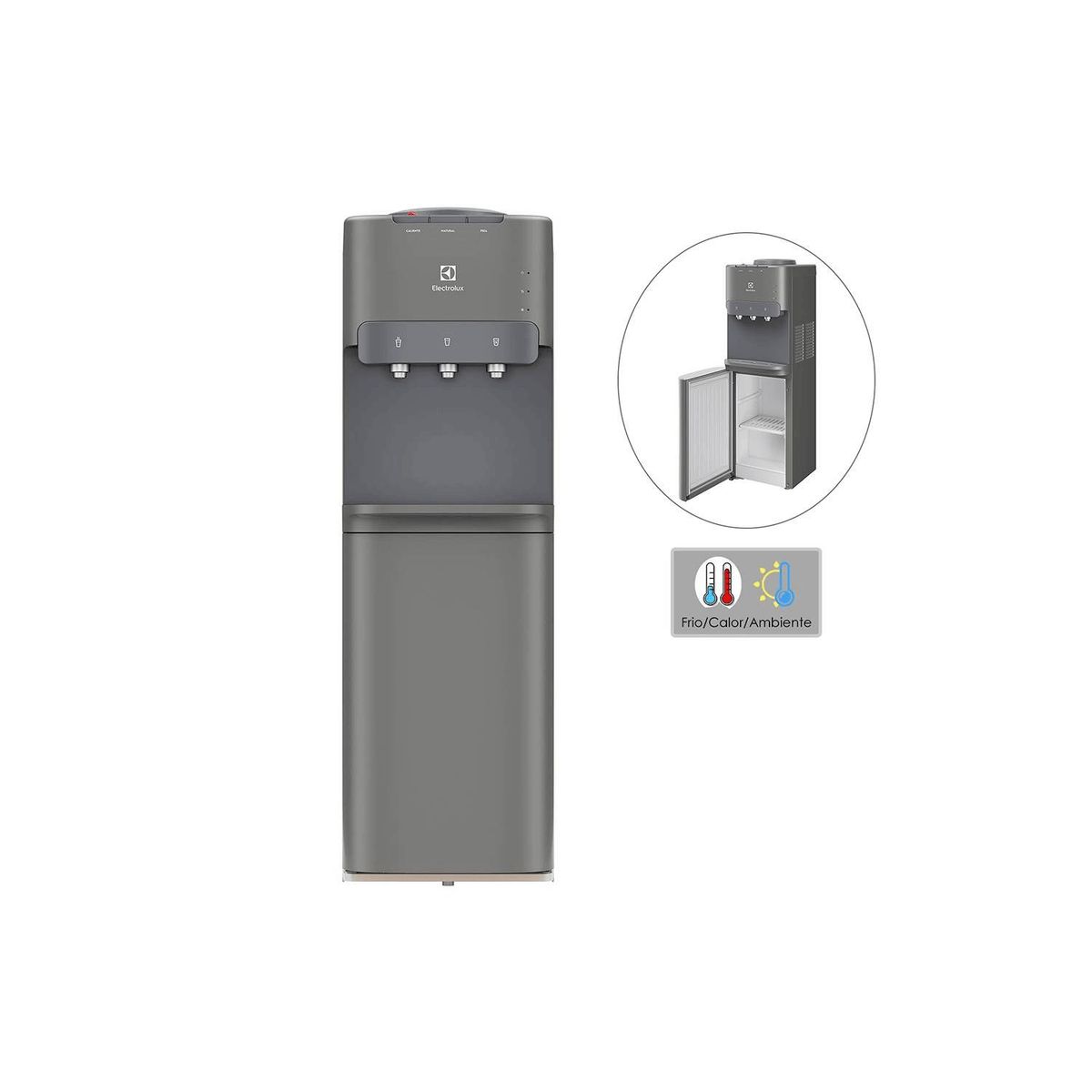 Electrolux - Dispensador de Agua Gabinete Electrolux EA11SR Gris