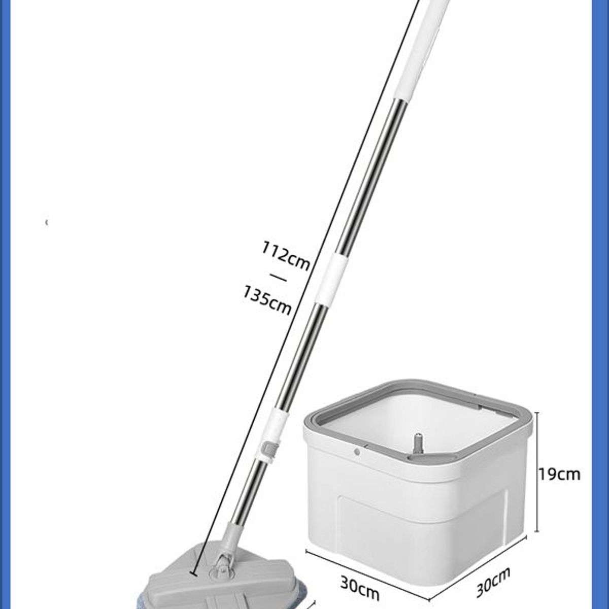 GENERICO - Trapeador con sistema centrifuga manual