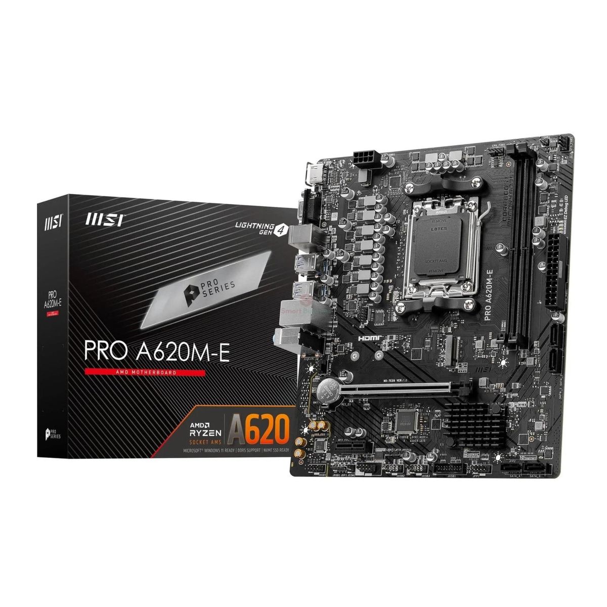 MSI - Tarjeta Madre MSI PRO A620M-E AMD AM5 DDR5