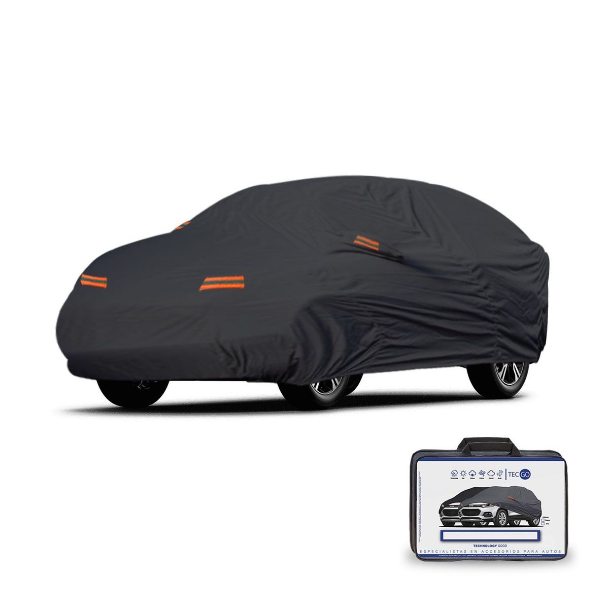 TECGO - PROTECTOR COBERTOR TIPO MITSUBISHI ECLIPSE CROSS GRIS