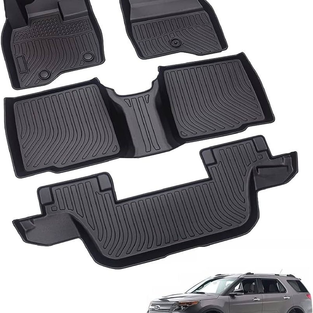 GENERICO - PISOS BANDEJA 3D FORD EXPLORER 2015 2016 2017 2018 2019.