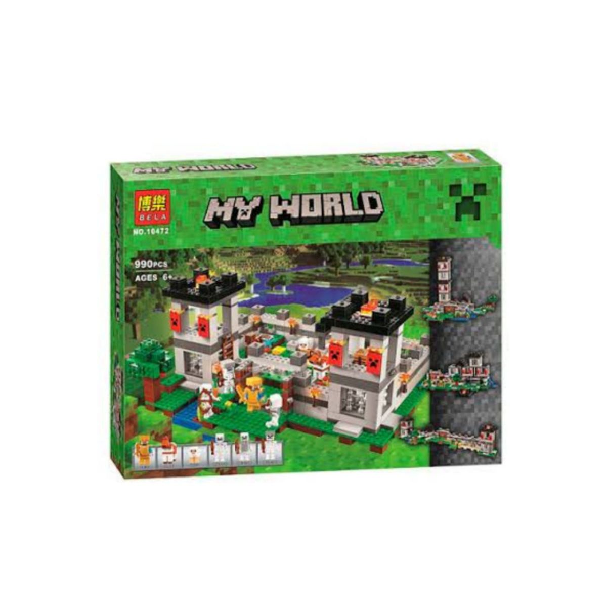 GENERICO - ARMABLE MY WORLD BELA 10472 MINECRAFT 990 PCS