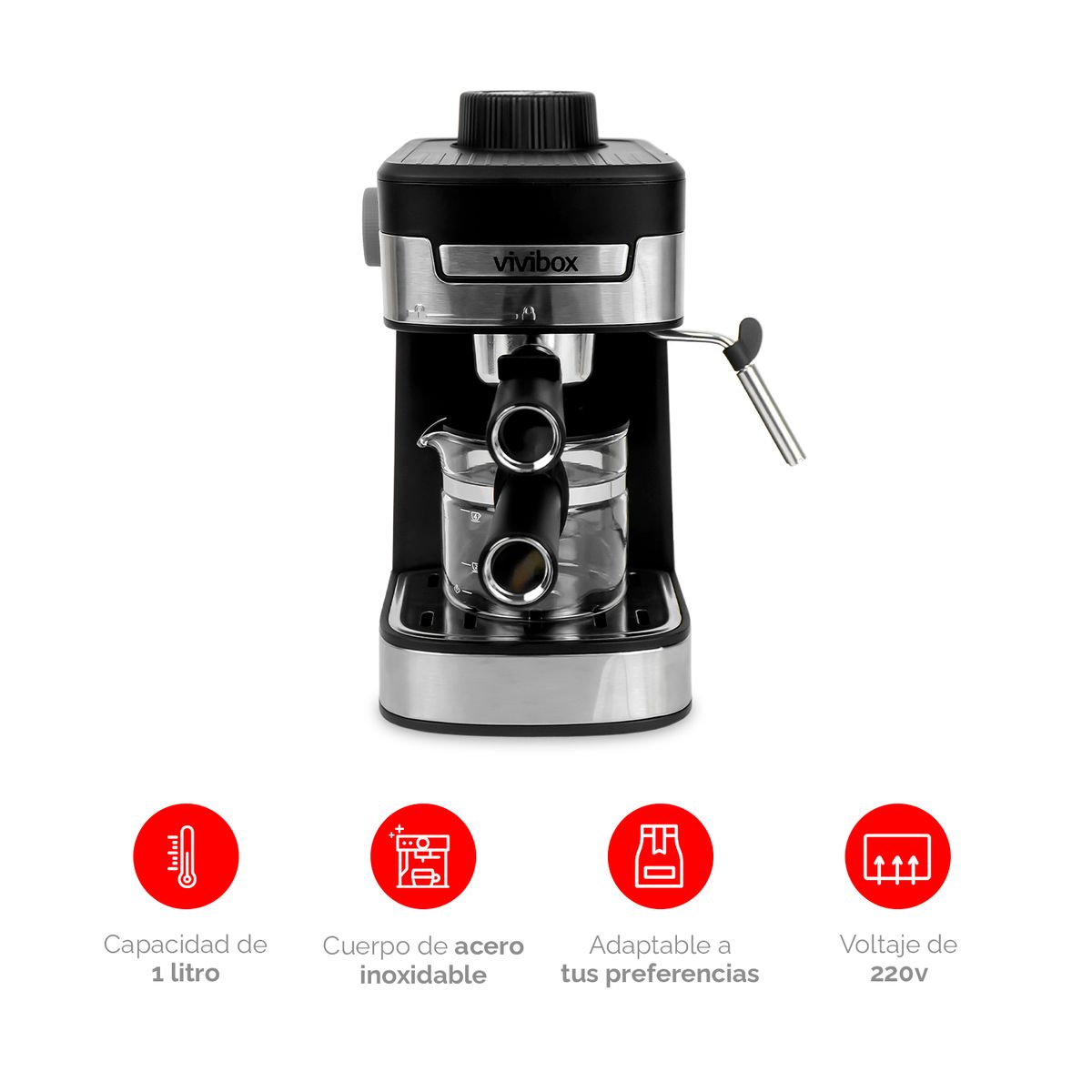VIVIBOX - COFFEE MAKER Para Espresso Latte y Capucchino