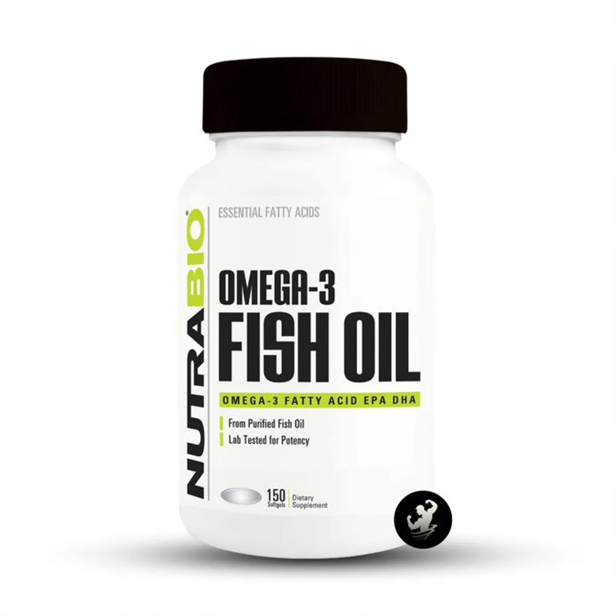 NUTRABIO - Aceite de pescado Omega 3 NUTRABIO - 150 cápsulas