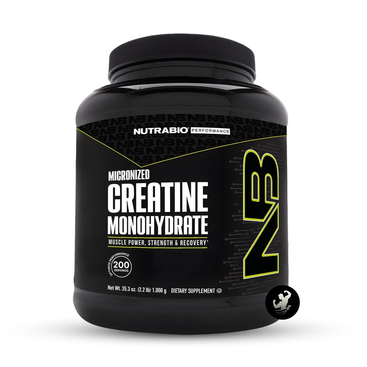 NUTRABIO - Nueva Creatina Monohidrata Grado Farmacéutico Nutrabio - 1 kg