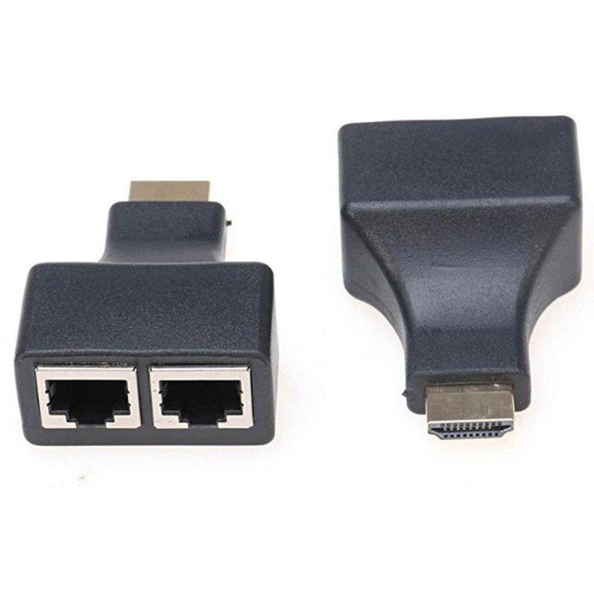 OEM - Extensor HDMI Full HD 1080P 3D por Cable de Red CAT5E CAT6