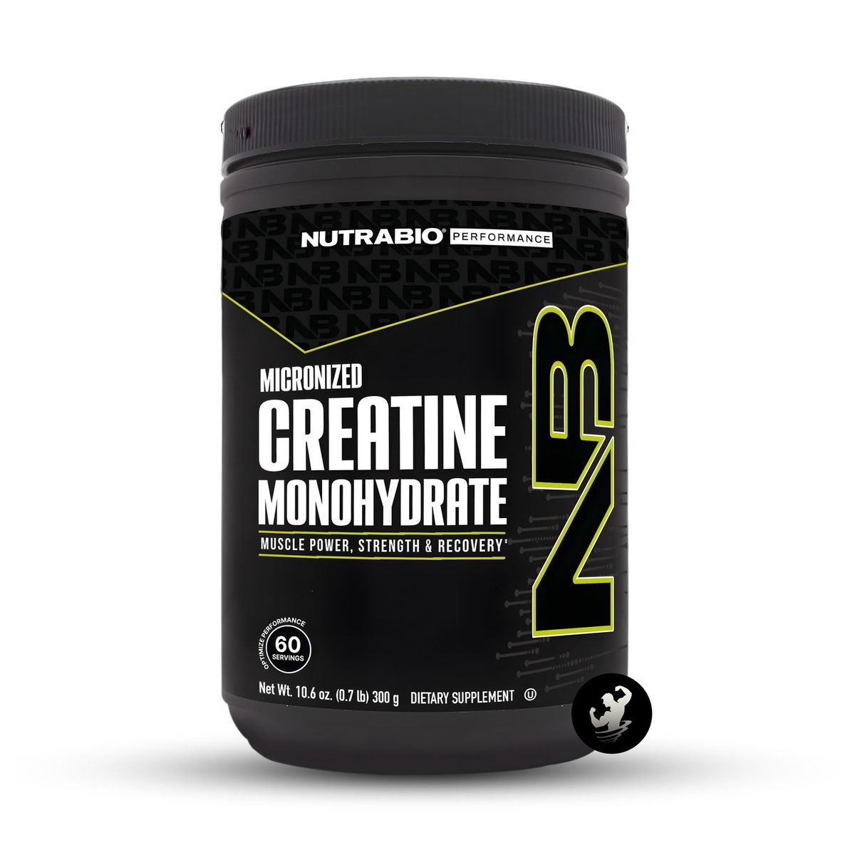 NUTRABIO - Nueva Creatina Monohidratada Grado Farmacéutico Nutrabio - 300 gr