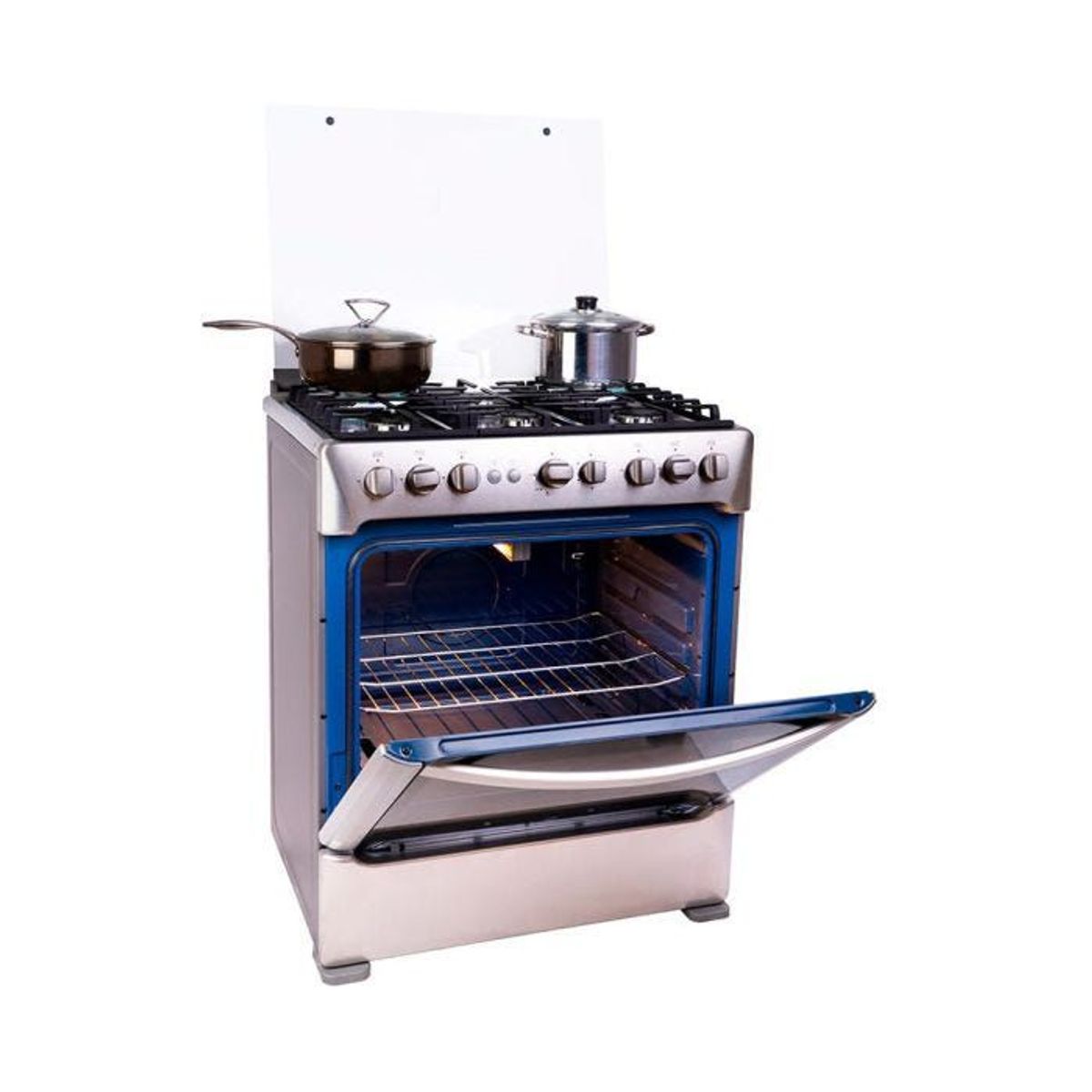 INDURAMA - Cocina Gas Indurama GALICIA ZAFIRO 30" Croma 6 Hornillas