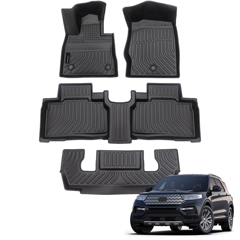 GENERICO - PISOS EN PLASTICO 3D FORD EXPLORER 2020 2021 2022 2023.