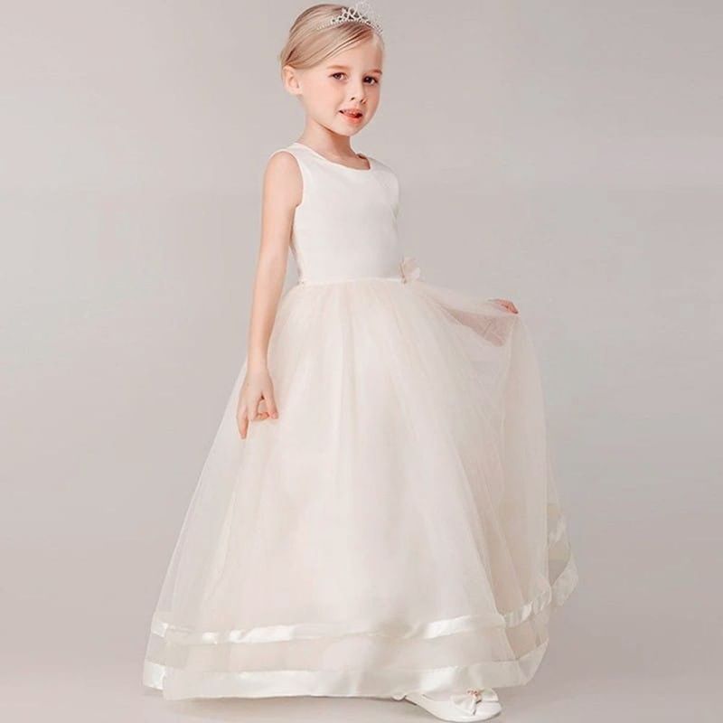 Para Bautizo Niña Vestidos Blancos Para NiÃ±as Sencillos Recién - Main Image