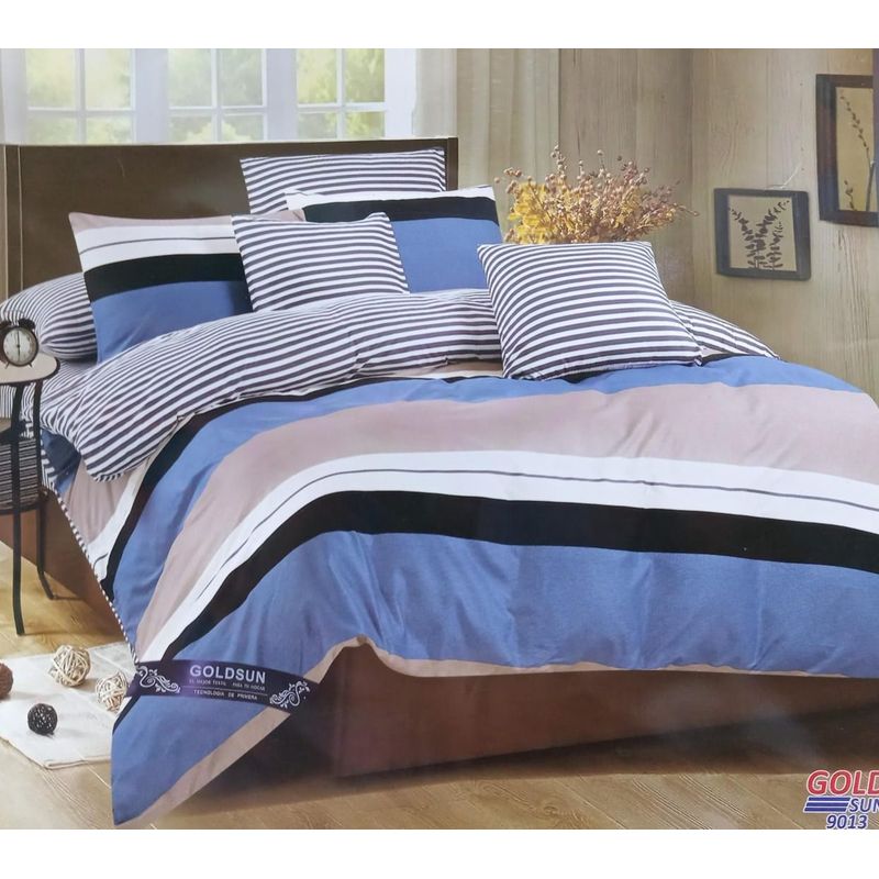 GENERICO - EDREDÓN TELA CON TELA  DOS PLAZAS