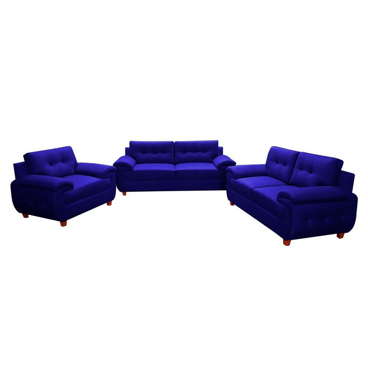 HOME PREMIUM - JUEGO DE SALA BILAL AZUL