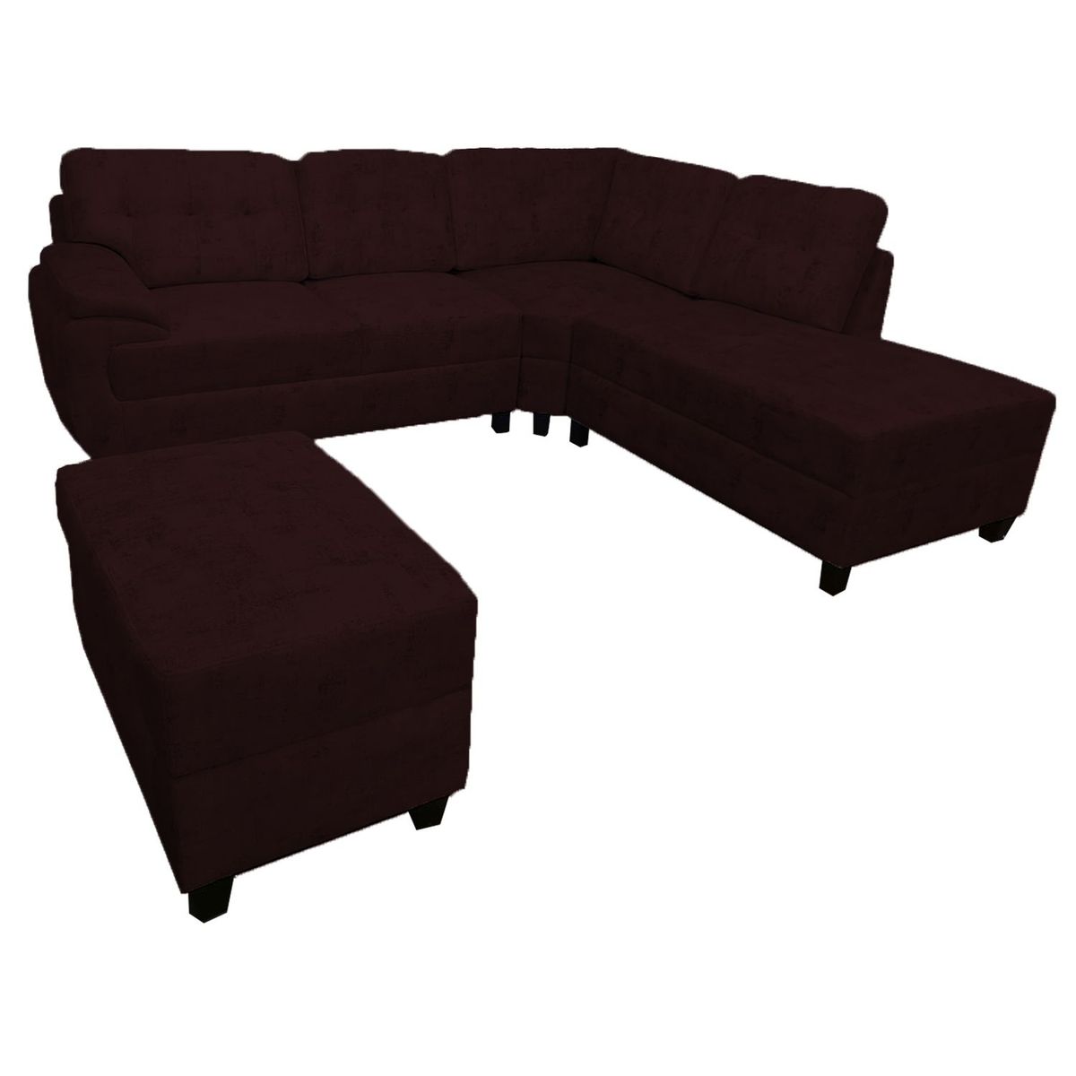 HOME PREMIUM - ESQUINERO  BANQUETA ISLA CHOCOLATE