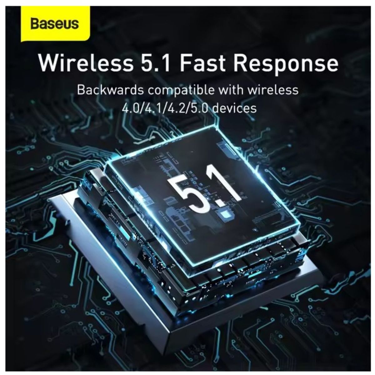 BASEUS - Baseus Bluetooth 5.1 Adaptador transmisor y receptor