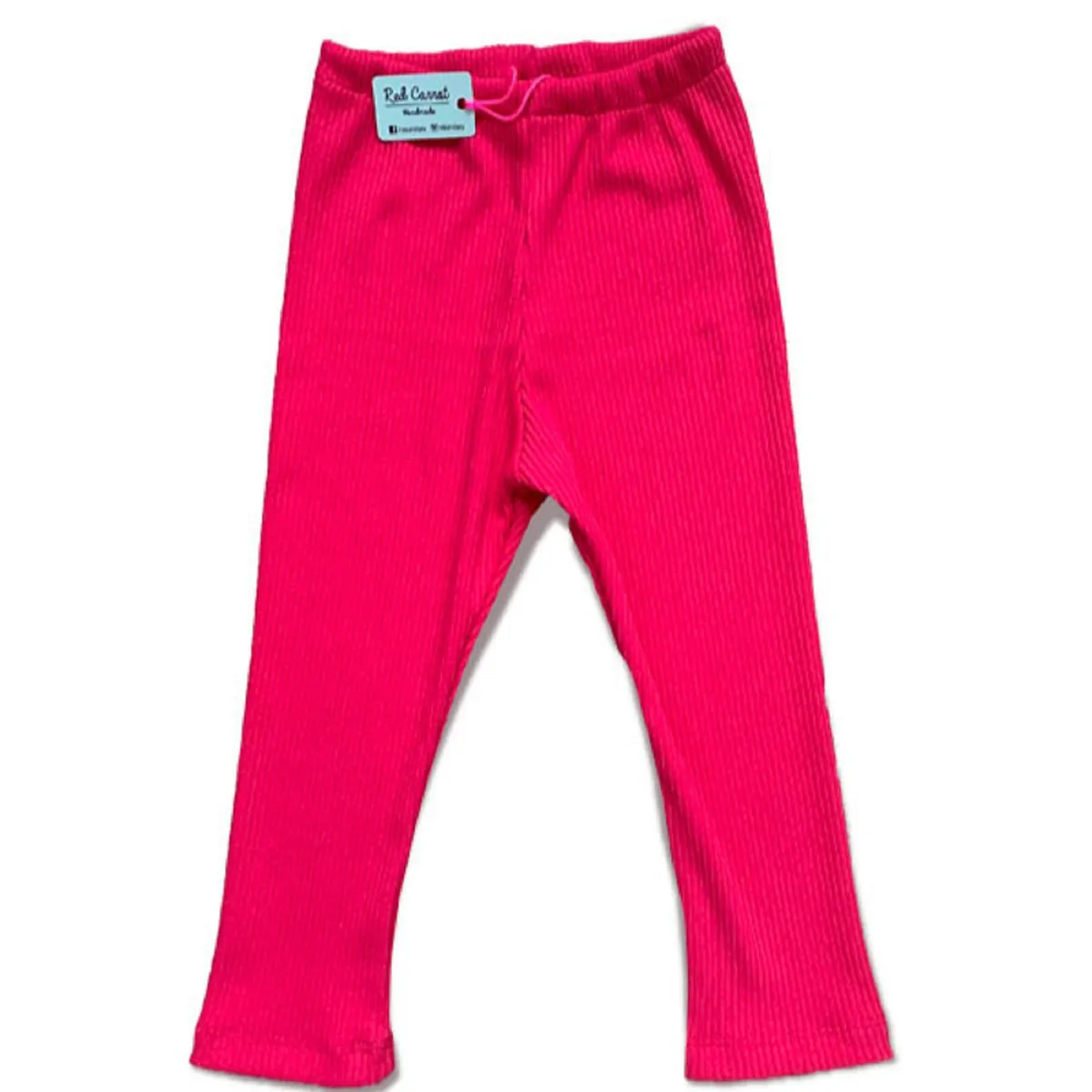 RED CARROT - Pantalon de algodon fucsia
