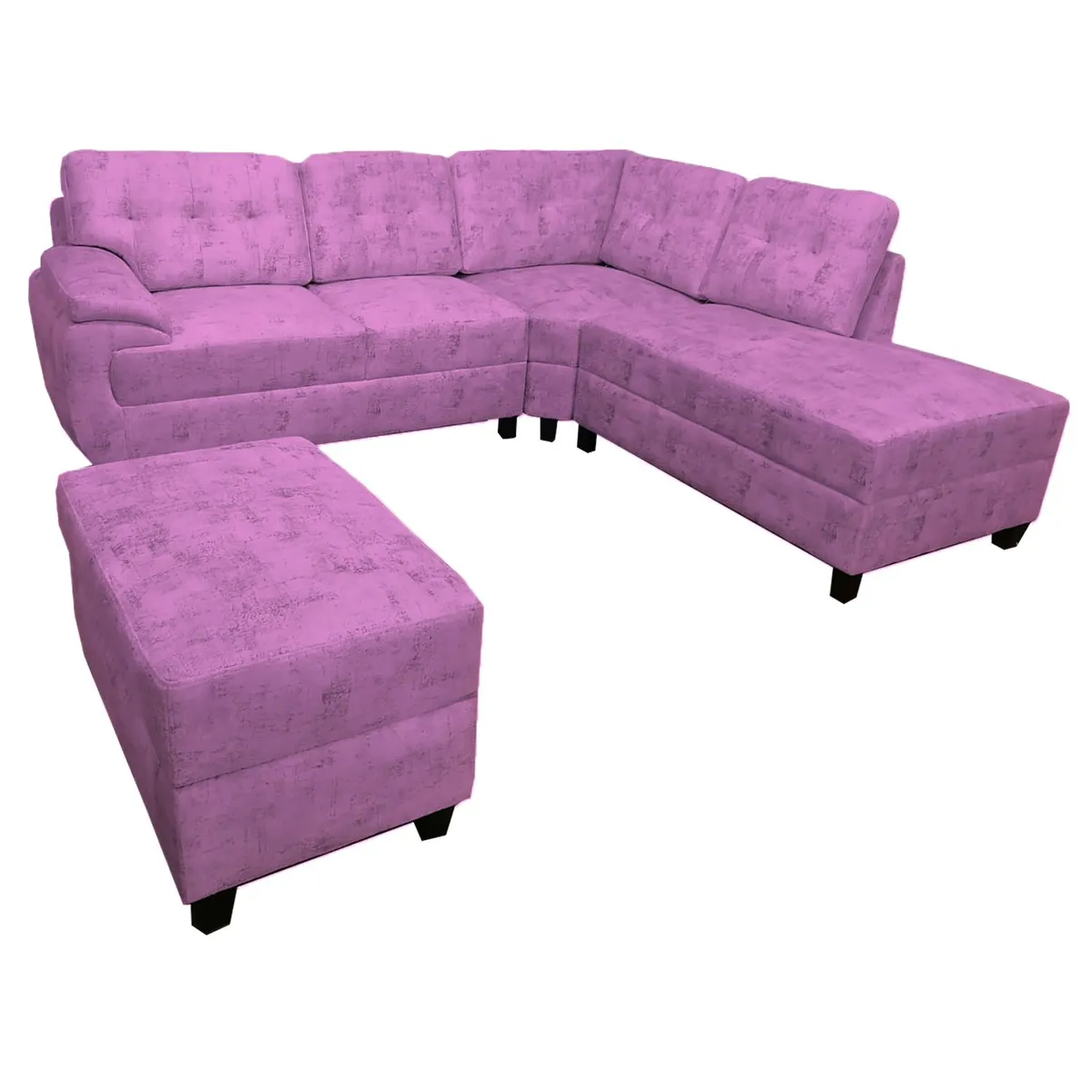 HOME PREMIUM - ESQUINERO  BANQUETA ISLA LILA