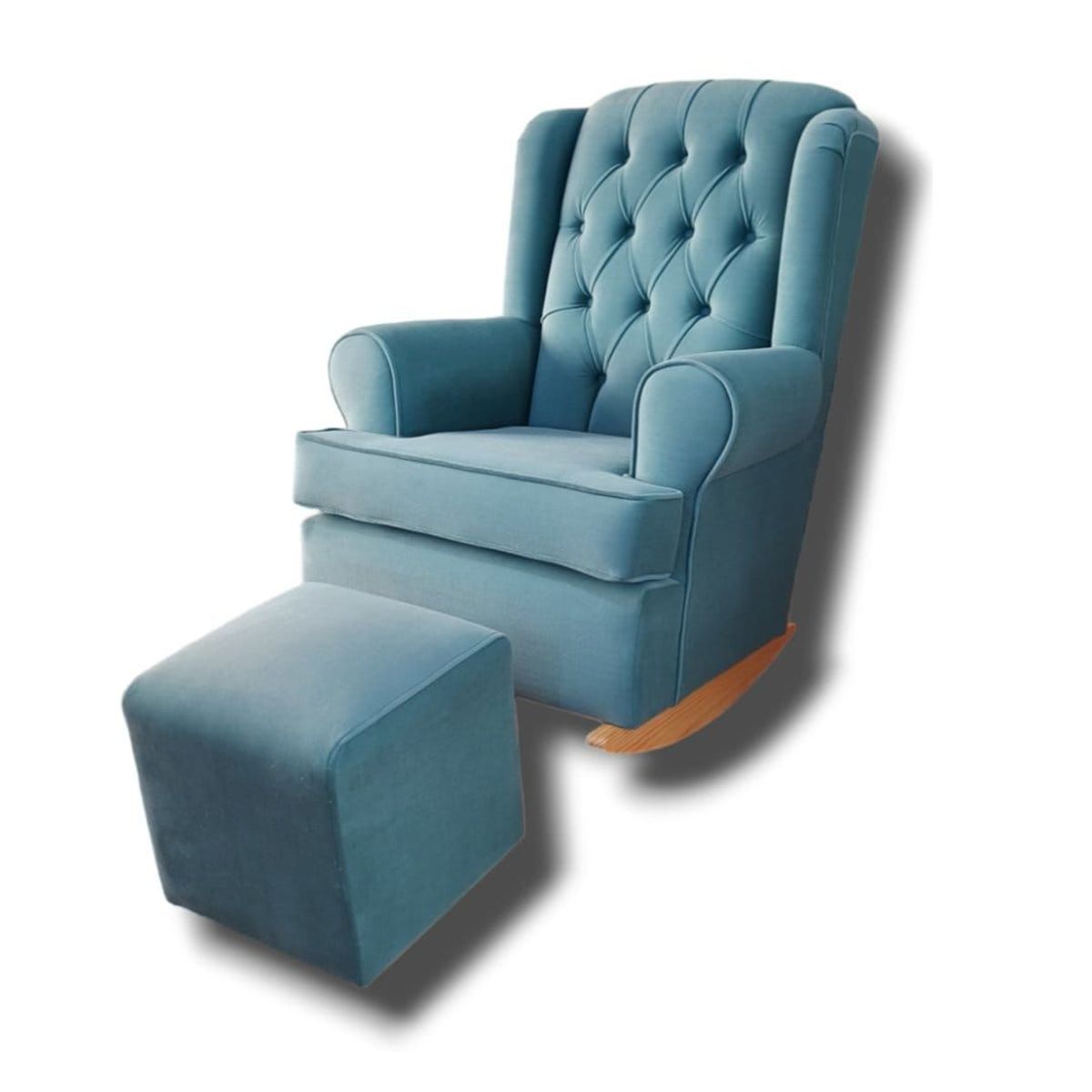 NO LOGO - Sillon Mecedor de Lactancia Antifluido color PASTO