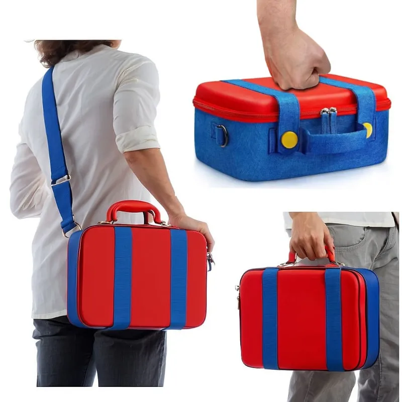 GENERICO - Maletin Viajero p Nintendo Switch Oled Lite Porta Accesorios