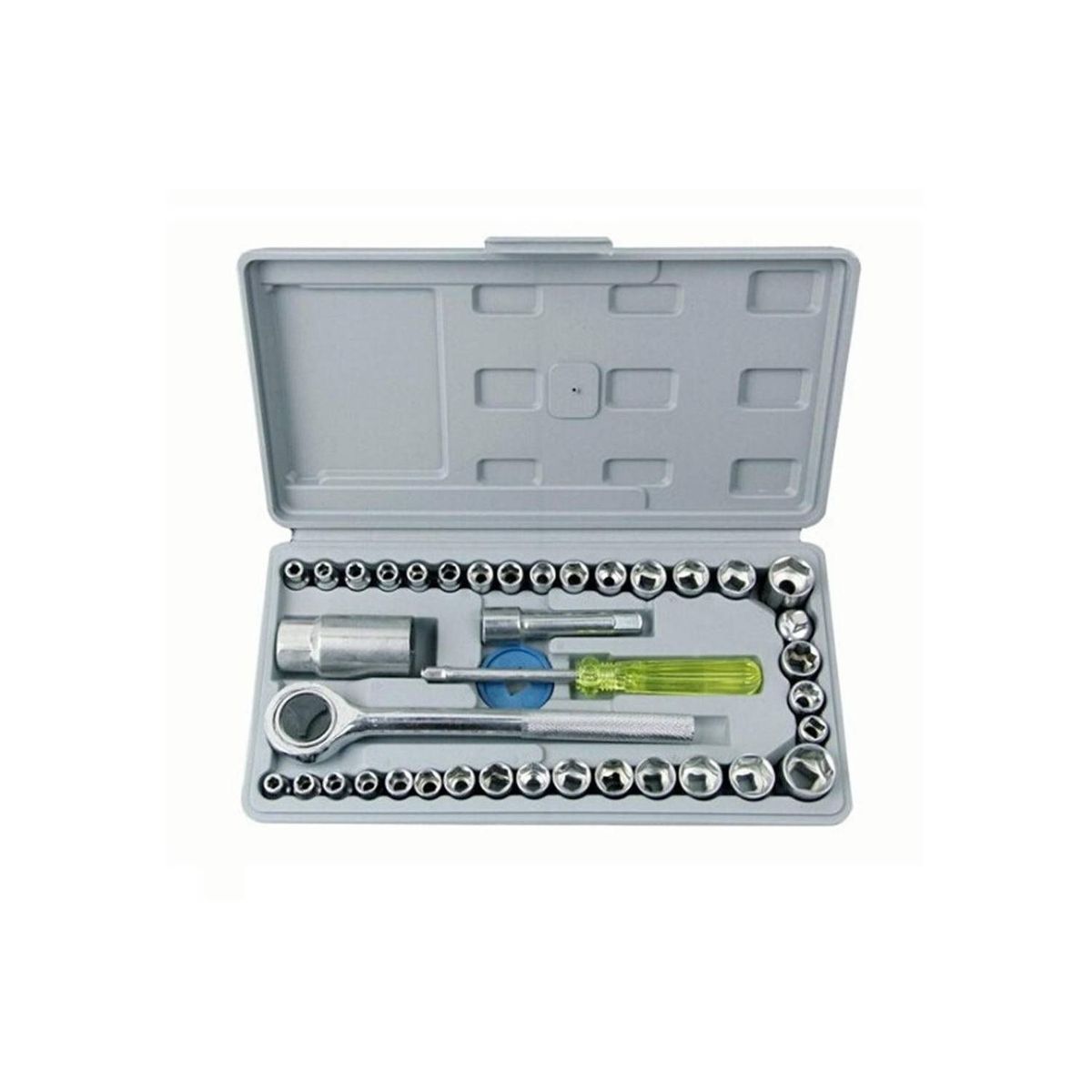 GENERICO - JUEGO HERRAMIENTAS 40 PIEZAS MULTIUSOS SET DADOS