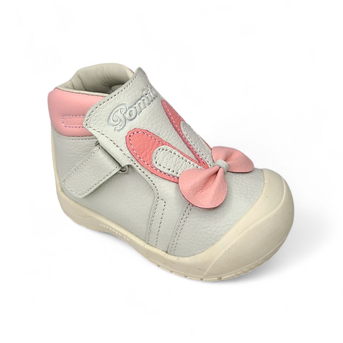 GENERICO - Botín conejo semi-ortopédico gateador Modelo Pibe Pega para niña bebé