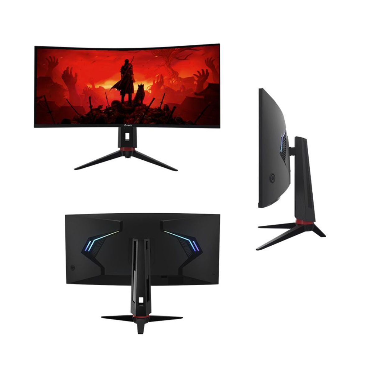 TEROS - Monitor Teros TE-3410G 34 Pulgadas UWQHD Curvo 165Hz 3440x1440 HDMI DP