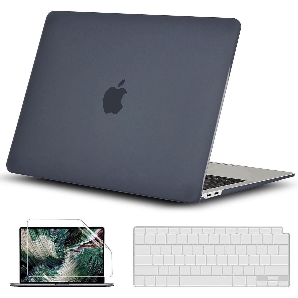 GENERICO - case + mica + cobertor teclado Macbook Air 13 M1 A2337 A2179 A1932