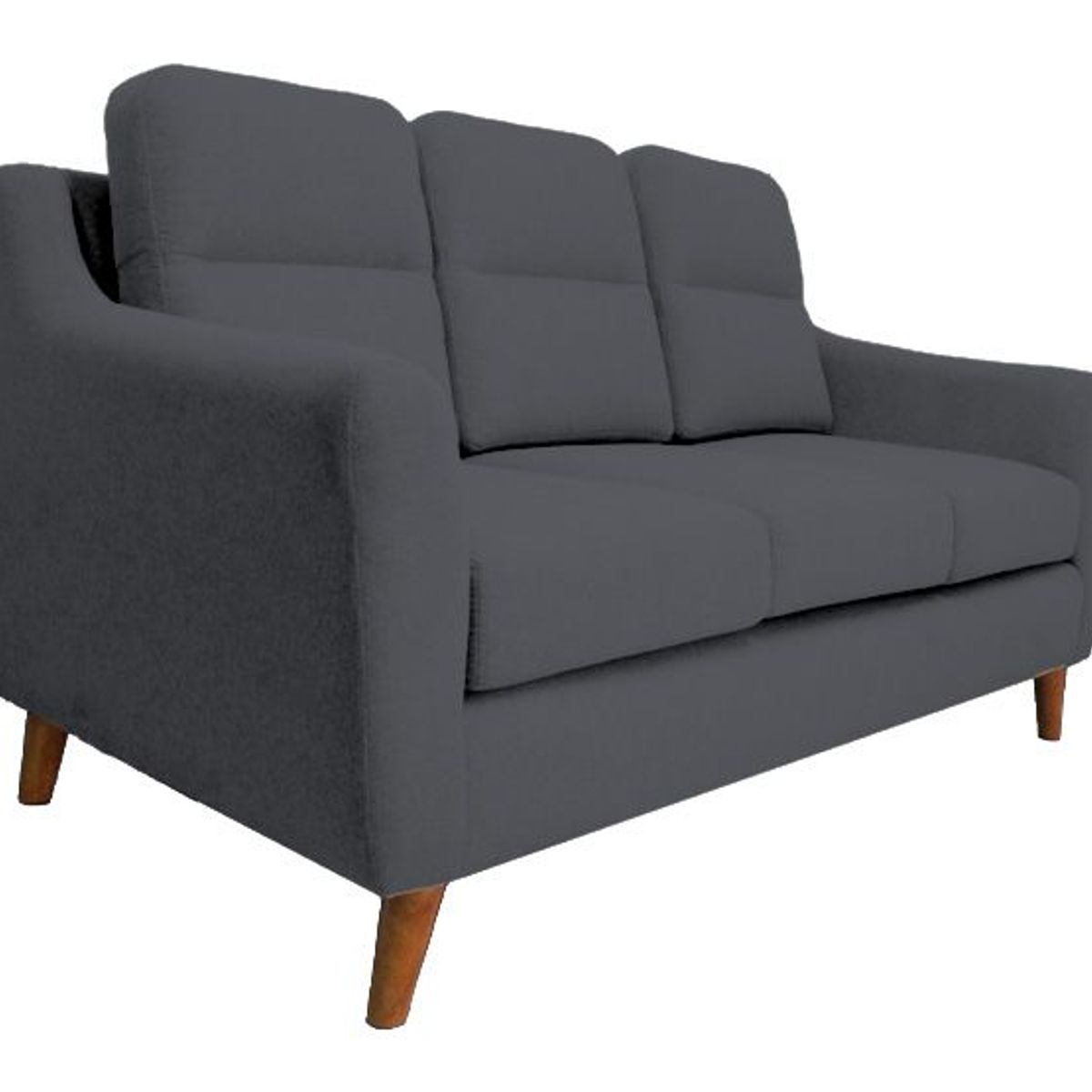 BARAKA HOME - Sofa 3 Cuerpos Florina - Gris Oscuro