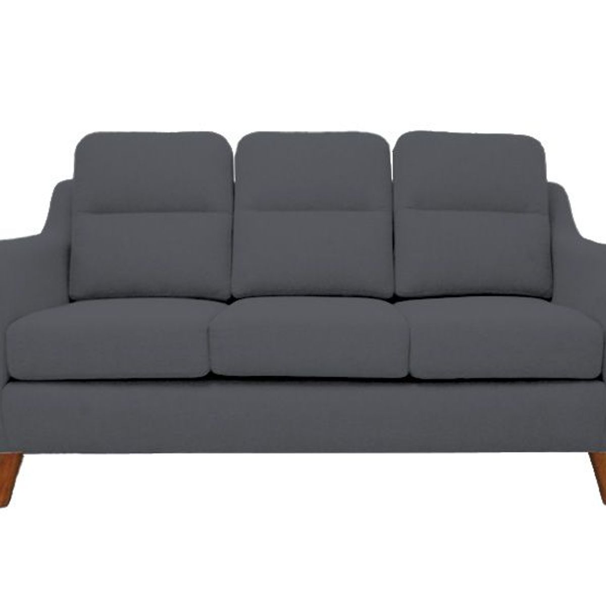 BARAKA HOME - Sofa 3 Cuerpos Florina - Gris Oscuro