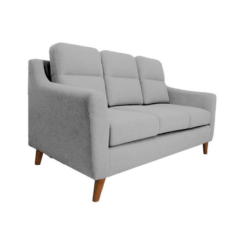 BARAKA HOME - Sofa 3 Cuerpos Florina - Gris Claro