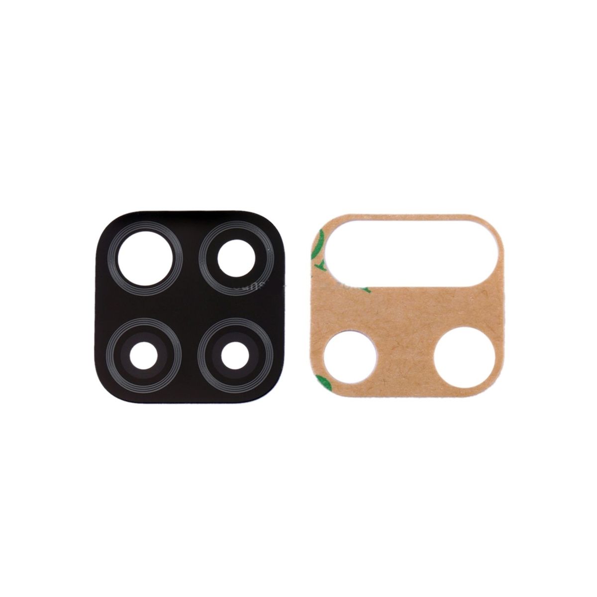 GENERICO - Repuesto Vidrio Camara Trasera HUAWEI P40 LITE - Negro