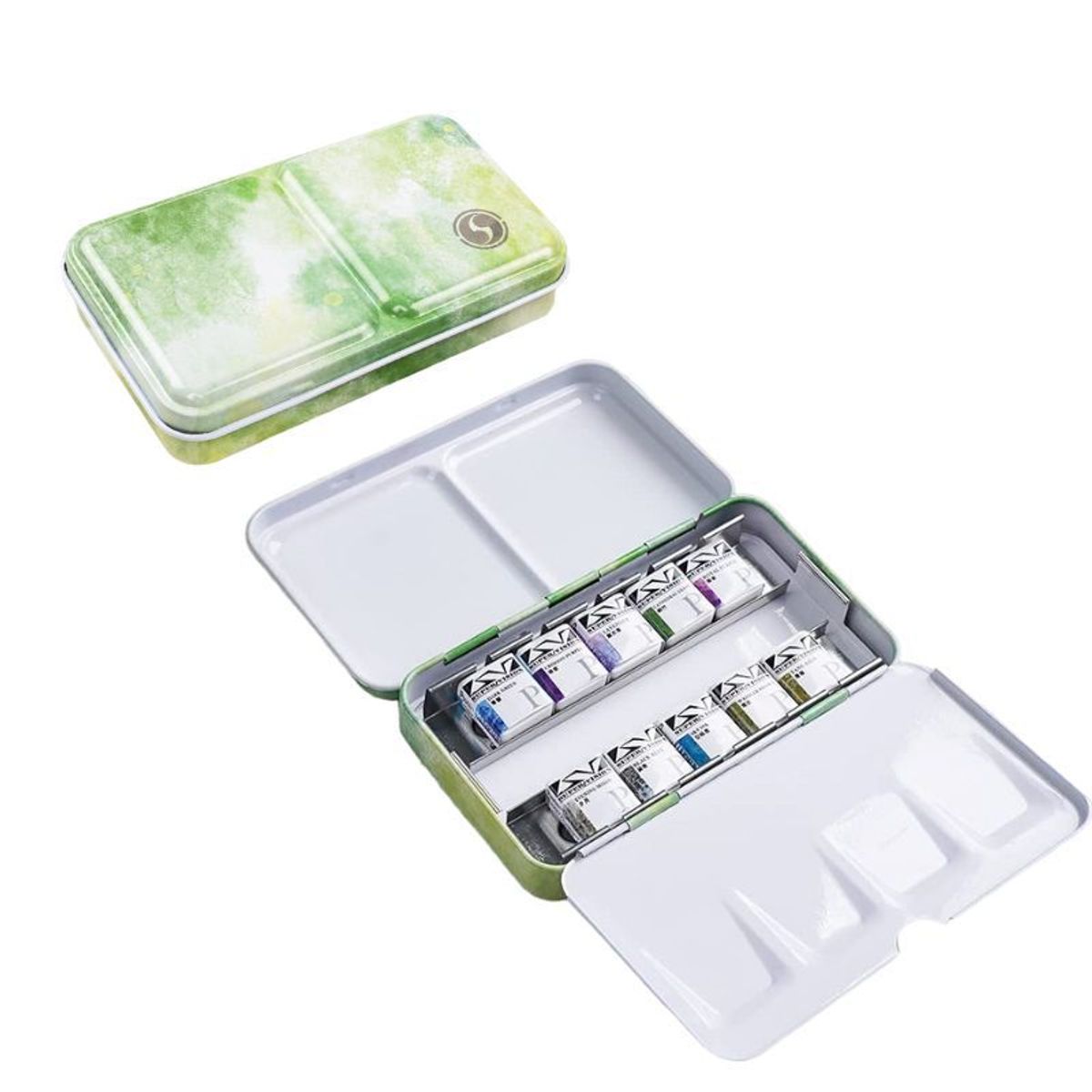 GENERICO - SUPERVISION layered Acuarelas en pastillas Set x10  estuche