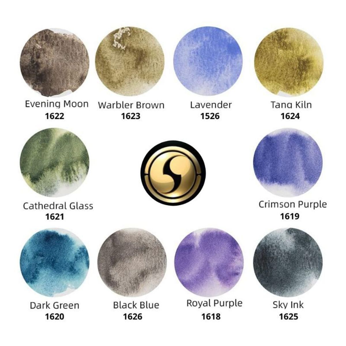 GENERICO - SUPERVISION layered Acuarelas en pastillas Set x10  estuche