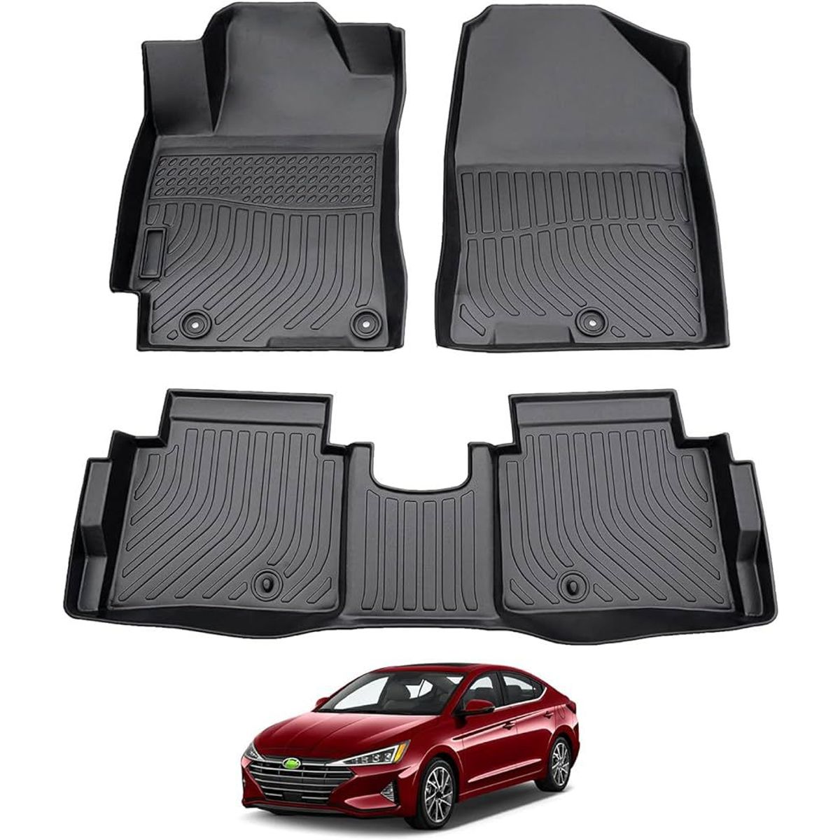 GENERICO - PISOS BANDEJA 3D HYUNDAI ELANTRA 2017 2019 2020 2022 2023.