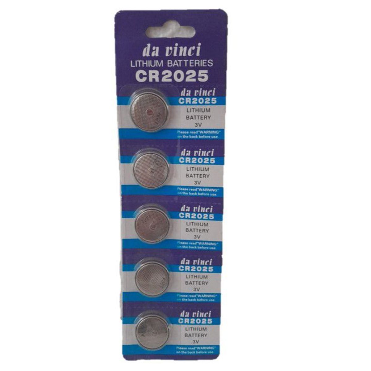 GENERICO - PILAS BOTON CR 2025 LITIO 3V GENERICAS