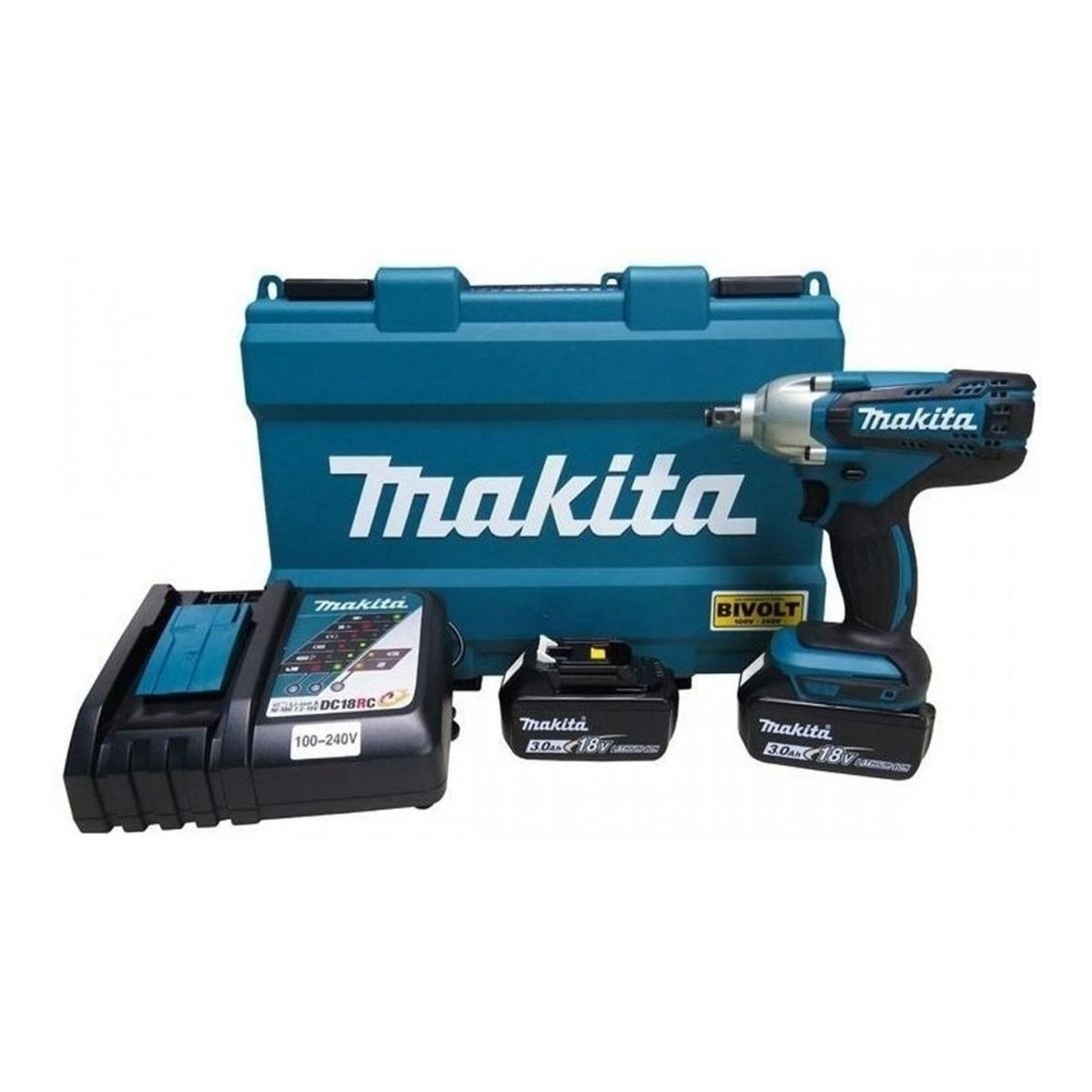 MAKITA - Llave De Impacto 1/2'' 18v Lxt 2 Bat Y Carg Makita Dtw190rfe